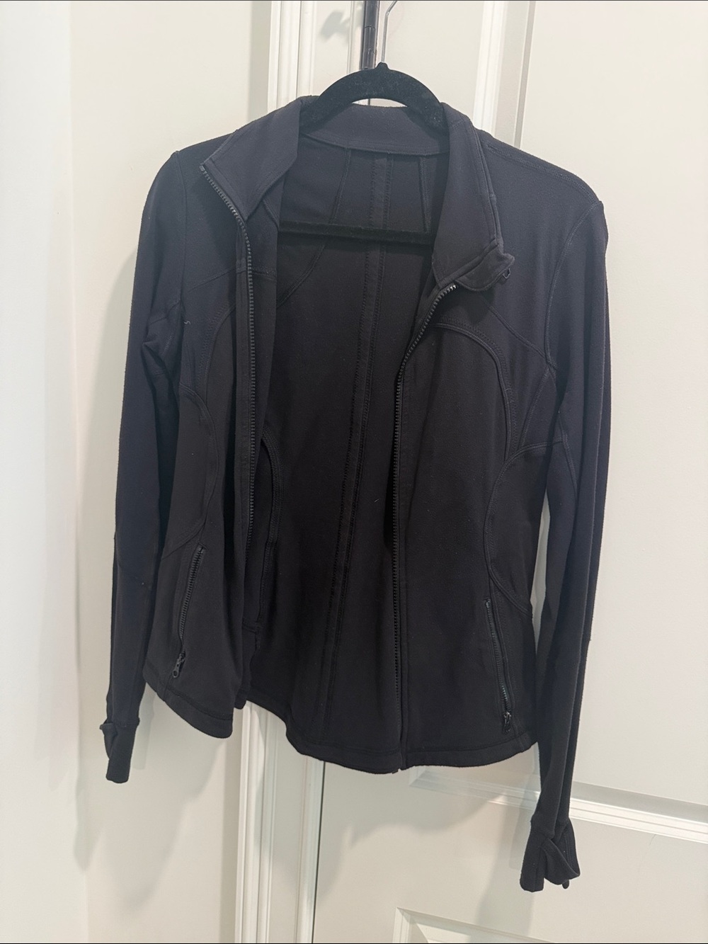 lululemon athletica Black Zippered Utility Jacket